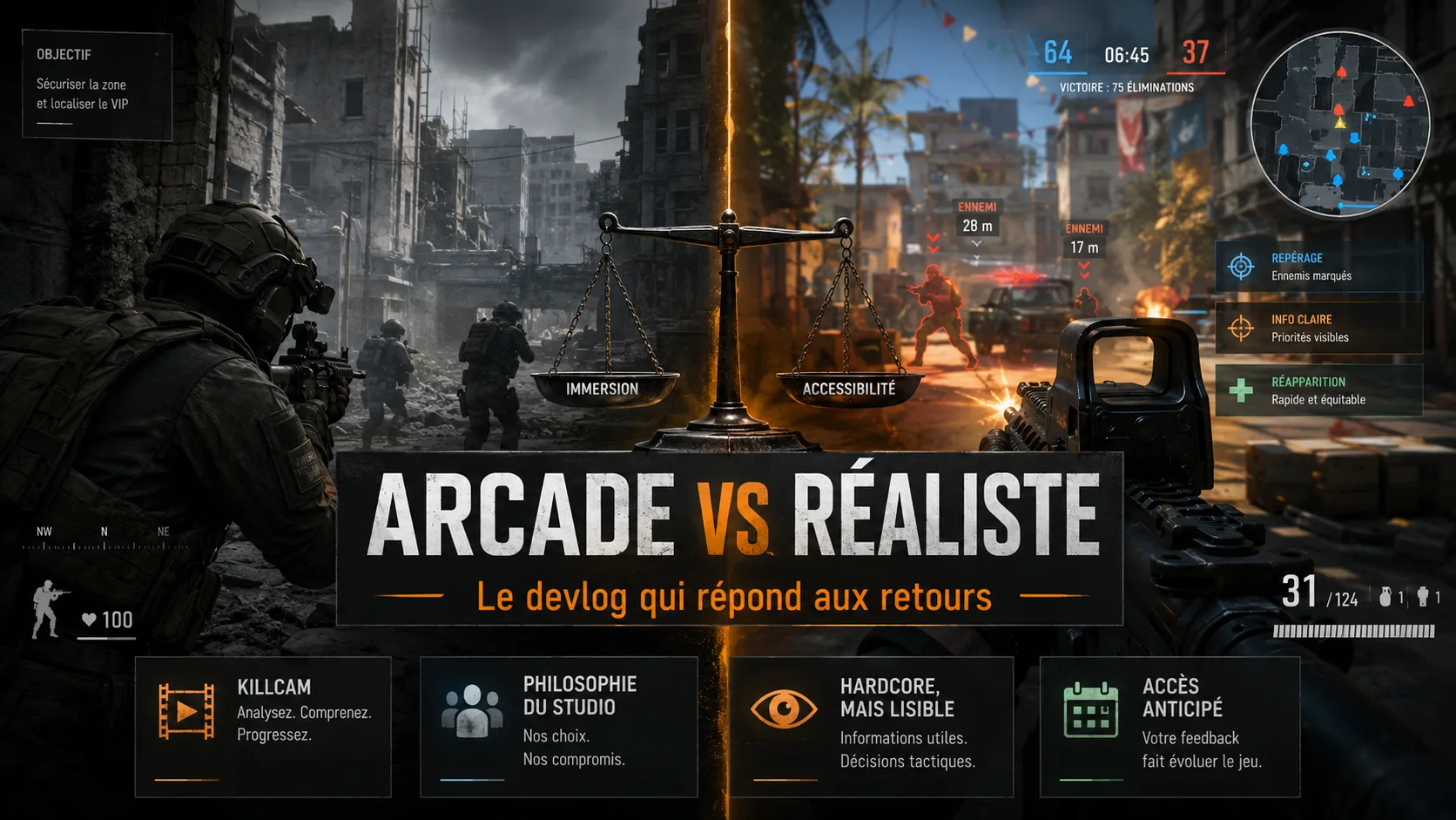 Devlog WARDOGS : killcam, mode hardcore et pré-alpha le 26 juin — tout comprendre